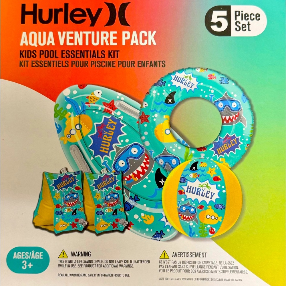 Hurley Aqua Venture Pack Kids Pool Essentials Kit